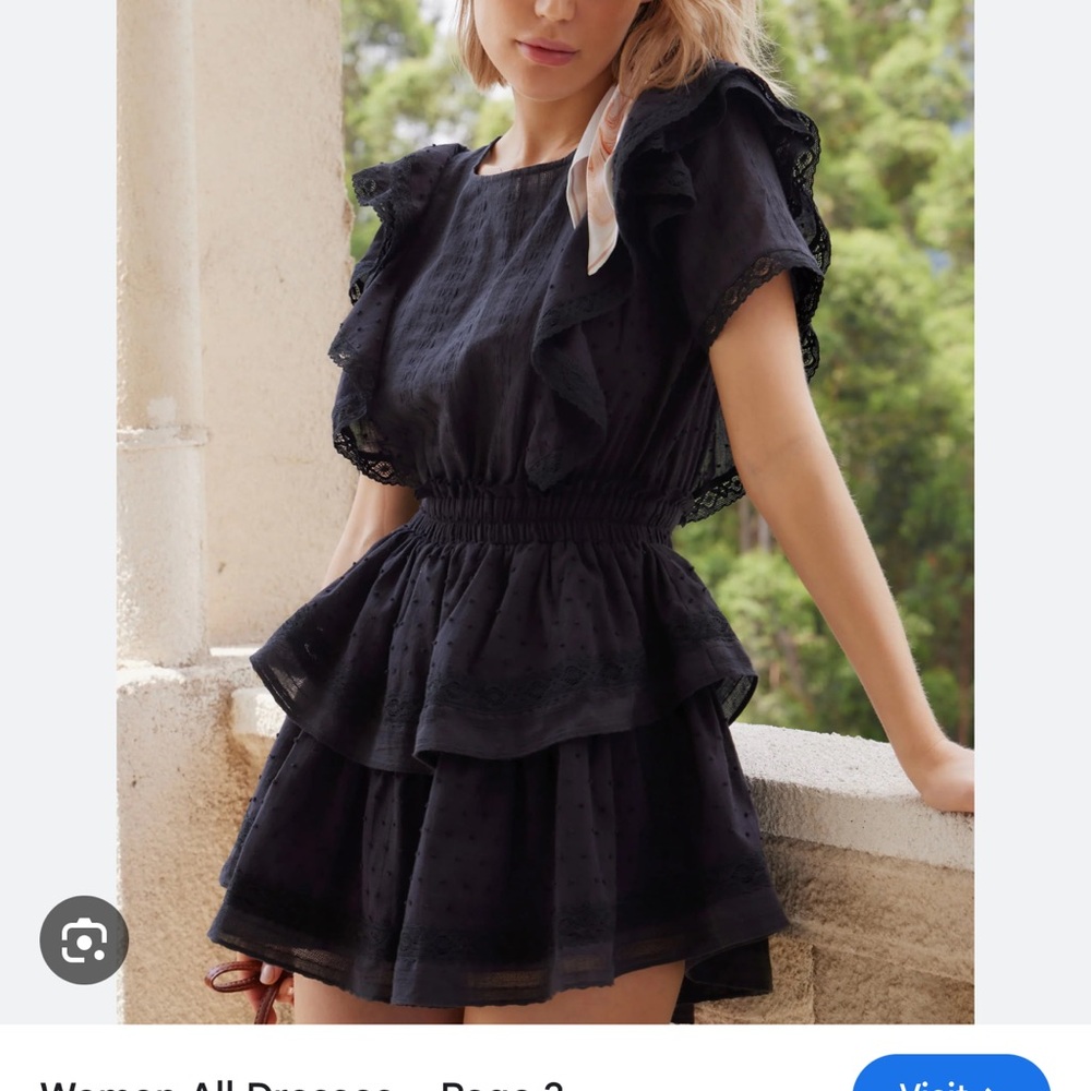 Size Small Black Ruffle Mini Lait Collection - Picture 1 of 6